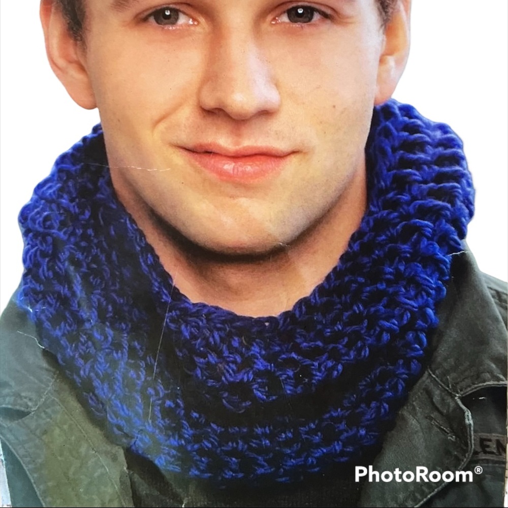 Chunky Neck Warmer, Hand Crochet